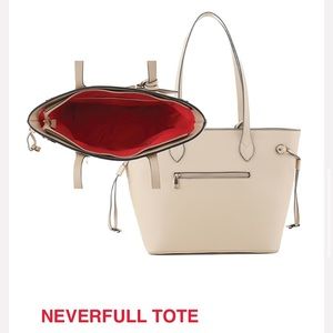 NWT Marilyn Monroe large, beige tote handbag